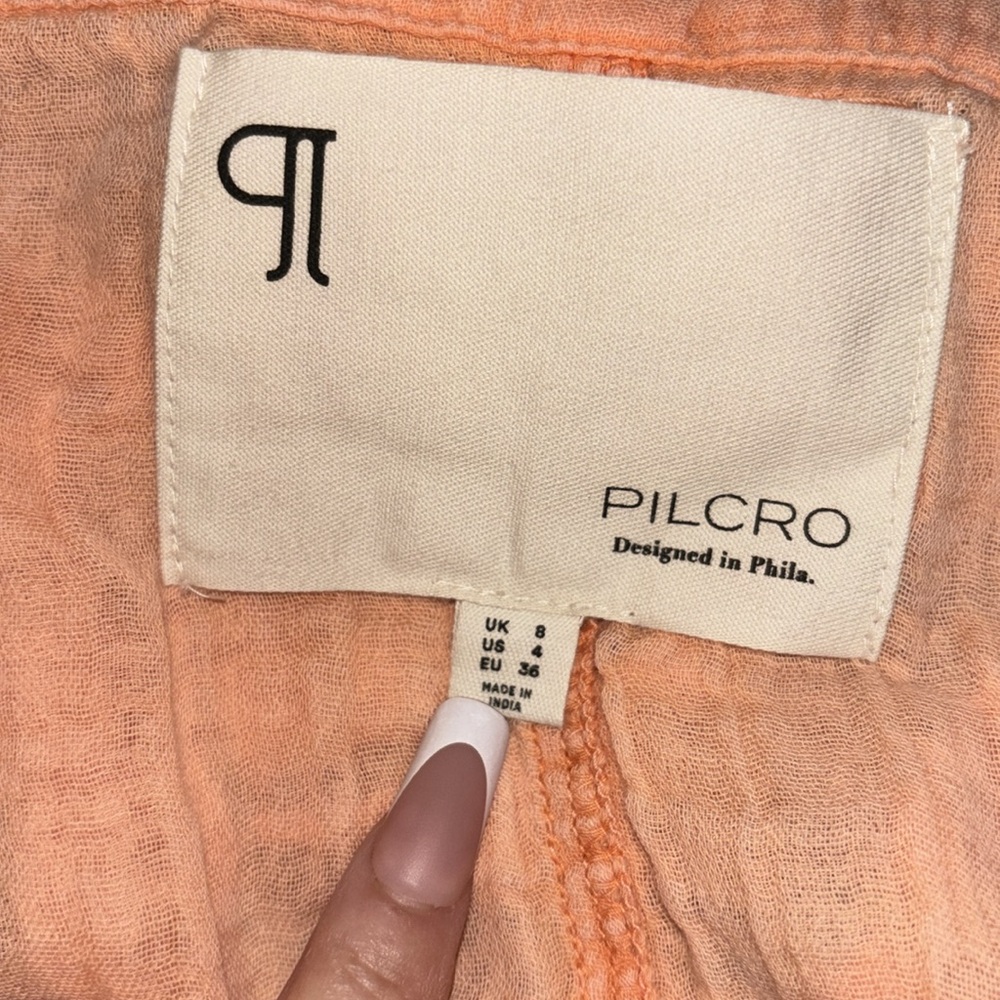 Pilcro Gauze Micro Overalls NWT SZ 4 - Picture 7 of 9